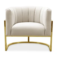 Tov Furniture Magnolia Spotted Chair with Gold