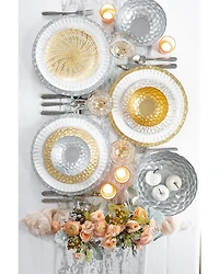 Rufolo Glass Honeycomb Salad Plate