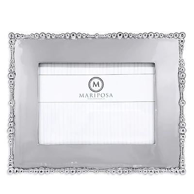 Mariposa Pearl Drop Engravable Frame, 5 x 7