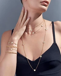 Caviar Gold Collection 18K Gold Link Bracelet