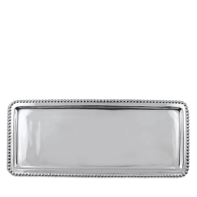 Mariposa Beaded Long Serving Tray