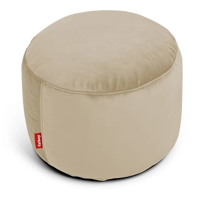 Point Velvet Pouf Ottoman