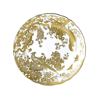 Royal Crown Derby Gold Aves Dinner Plate, 10