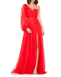 Mac Duggal One Shoulder Gown