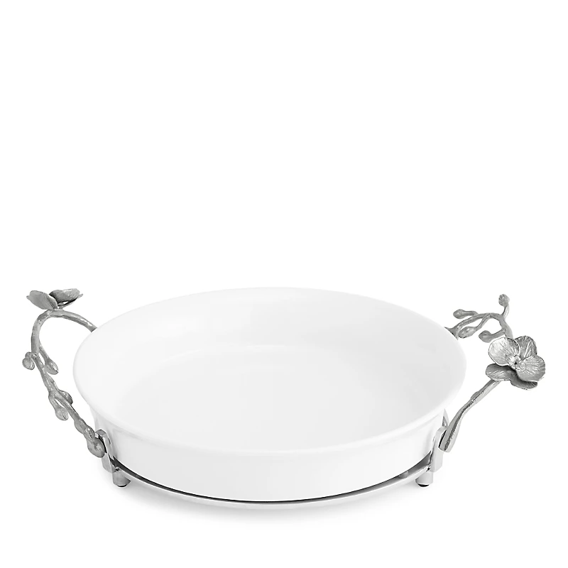 Michael Aram White Orchid Pie Plate