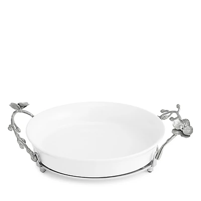 Michael Aram White Orchid Pie Plate