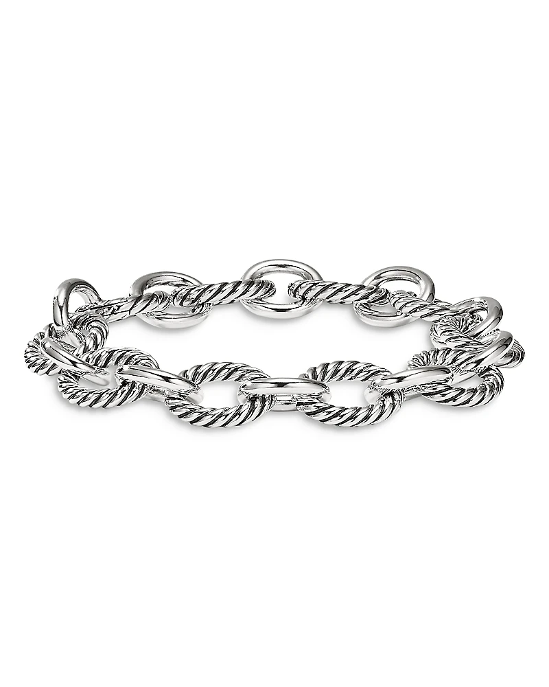 David Yurman Sterling Silver Chain Link Bracelet
