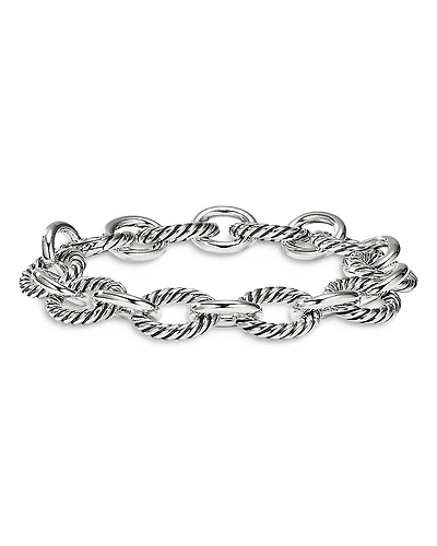 David Yurman Sterling Silver Chain Link Bracelet