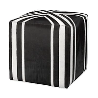 Jamie Young Nantucket Criss Cross Hide Ottoman