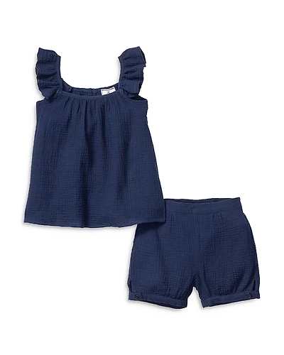 Petite Plume Girls' Amelie Shorts Set - Baby, Little Kid