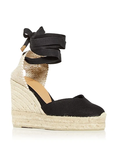 Women's Chiara Ankle Tie Wedge Espadrille Sandals