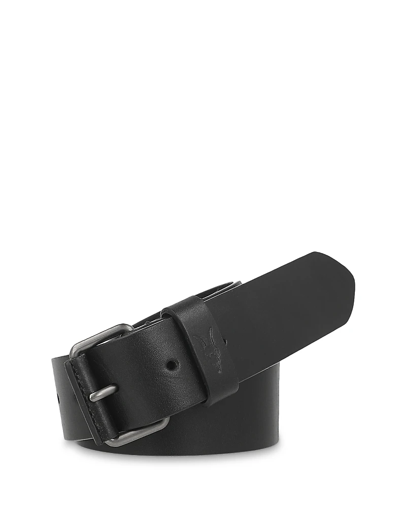 Allsaints Men's Ramskull Leather Belt