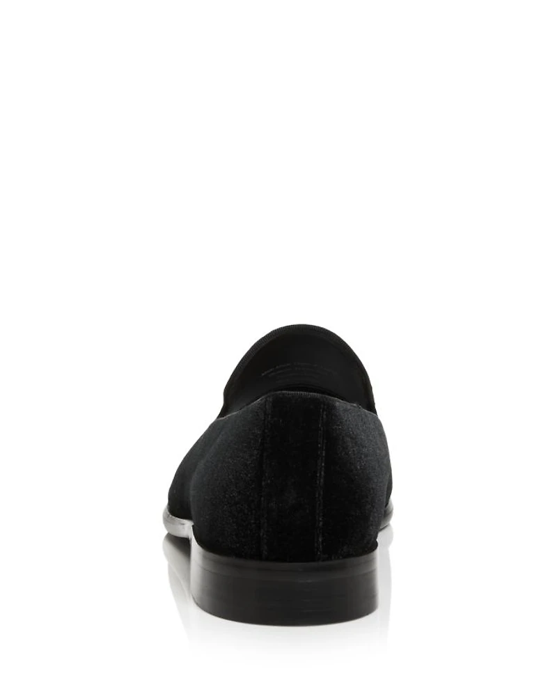 Men's Velvet Slip On Formal Loafers - Exclusive