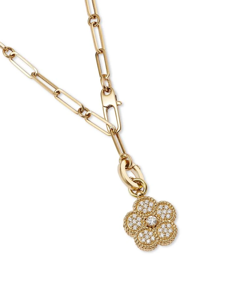 18K Yellow Gold Daisy Lux Diamond Locket Y Necklace, 20" - Exclusive