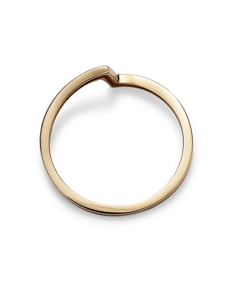 Asymmetric Band Ring in 14K Yellow Gold - Exclusive