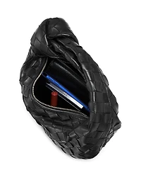 Mini Jodie Intrecciato Leather Top Handle Bag