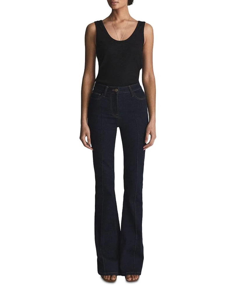 Violet Ribbed Tank Top