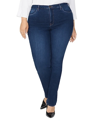 Nydj Plus Sheri High Rise Slim Jeans