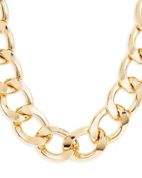 Kenneth Jay Lane Chunky Link Statement Necklace, 18