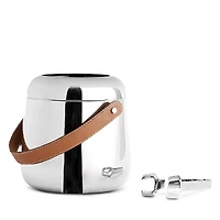 Nambe Tahoe Ice Bucket with Tongs