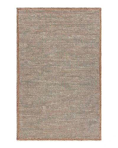 Lr Home Origin Interwoven Off White Jute Area Rug