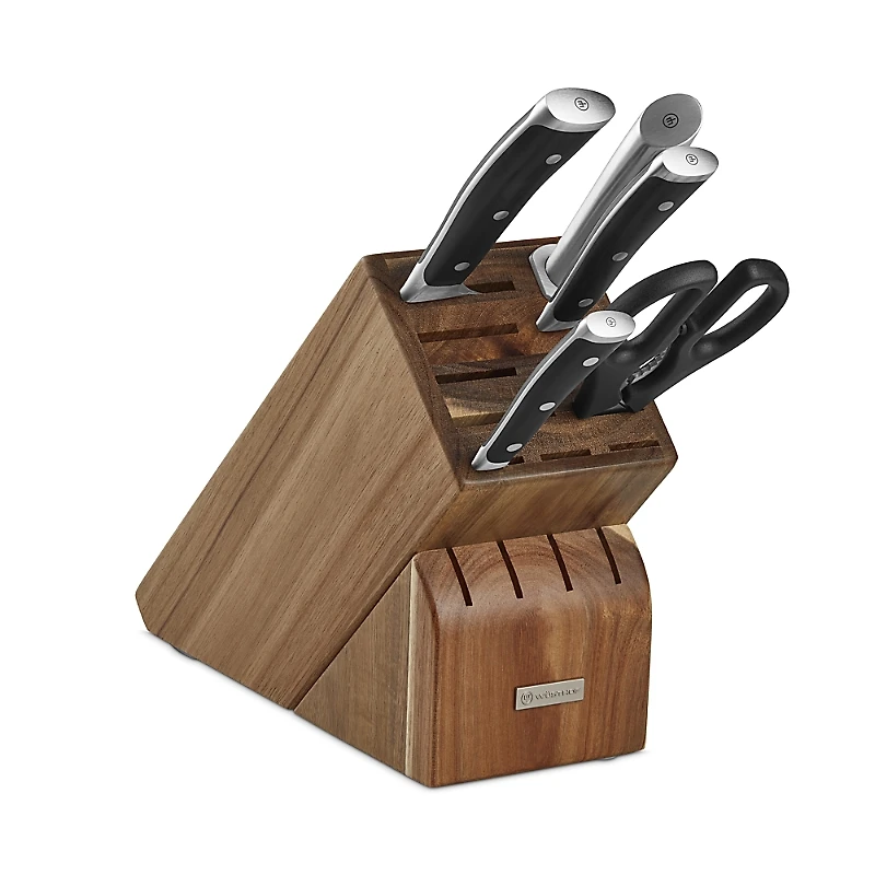 Wusthof Classic Ikon 6-Piece Knife Set with Block