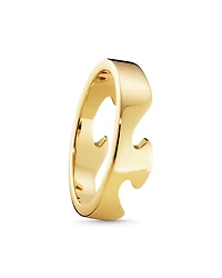 Georg Jensen 18K Yellow Gold Fusion End Ring