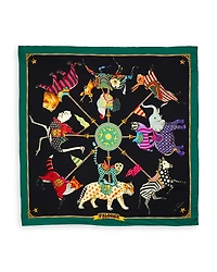 Echo Animal Menagerie Silk Square Scarf