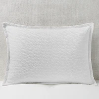 Hudson Park Collection Signature Pebbled Matelasse Standard Sham