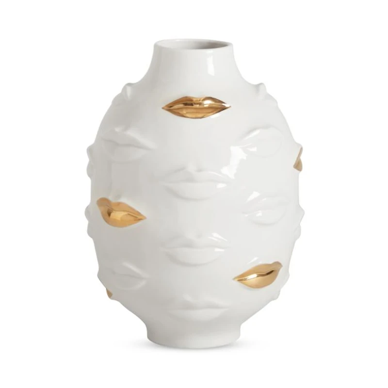 Muse Gilded Gala Round Vase