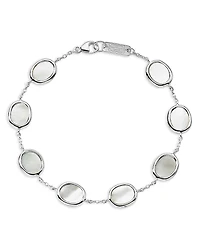 Ippolita Sterling Silver Rock Candy Mother of Pearl Stone Link Bracelet