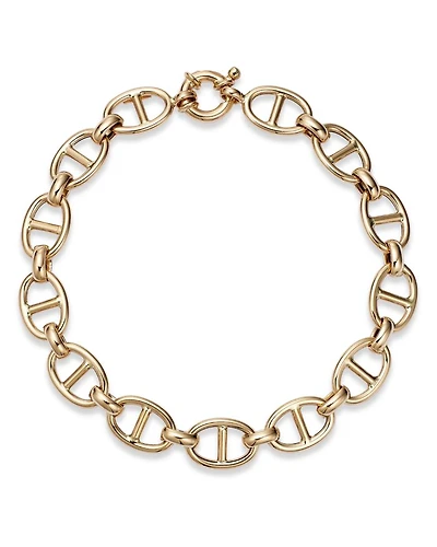 14K Yellow Gold Mariner Link Bracelet