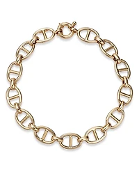 14K Yellow Gold Mariner Link Bracelet