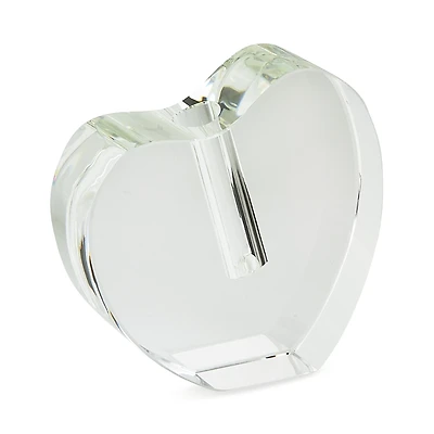 Tizo Crystal Clear Heart Shape Vase