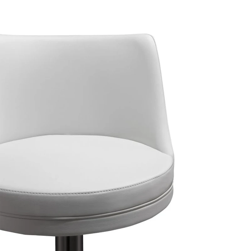 Reagan Performance Faux Leather Adjustable Stool