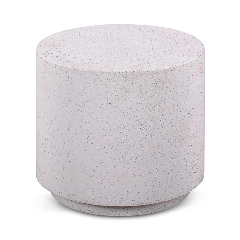 Tov Furniture Terrazzo Light Speckled Side Table