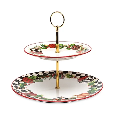 Mackenzie-Childs Deck the Halls Sweet Stand