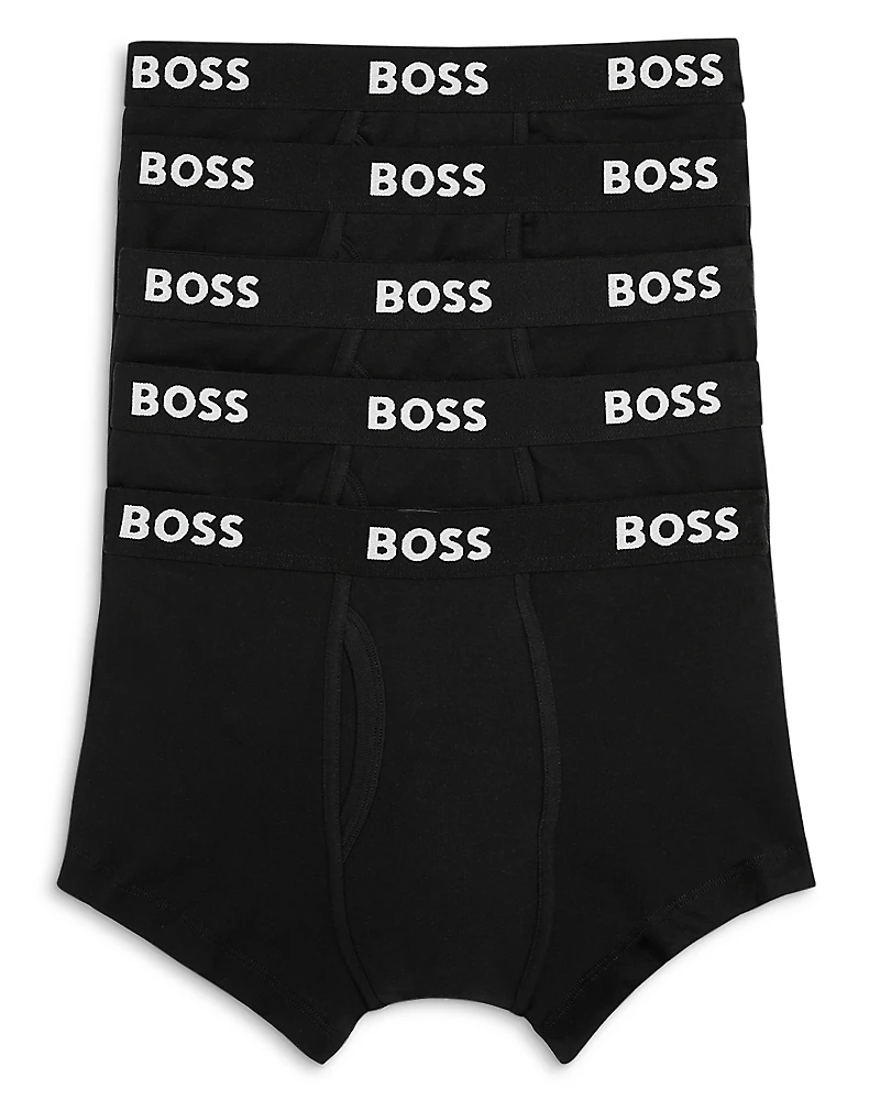Boss Authentic Cotton Trunks, Pack of 5