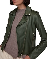 Agnes Leather Moto Jacket