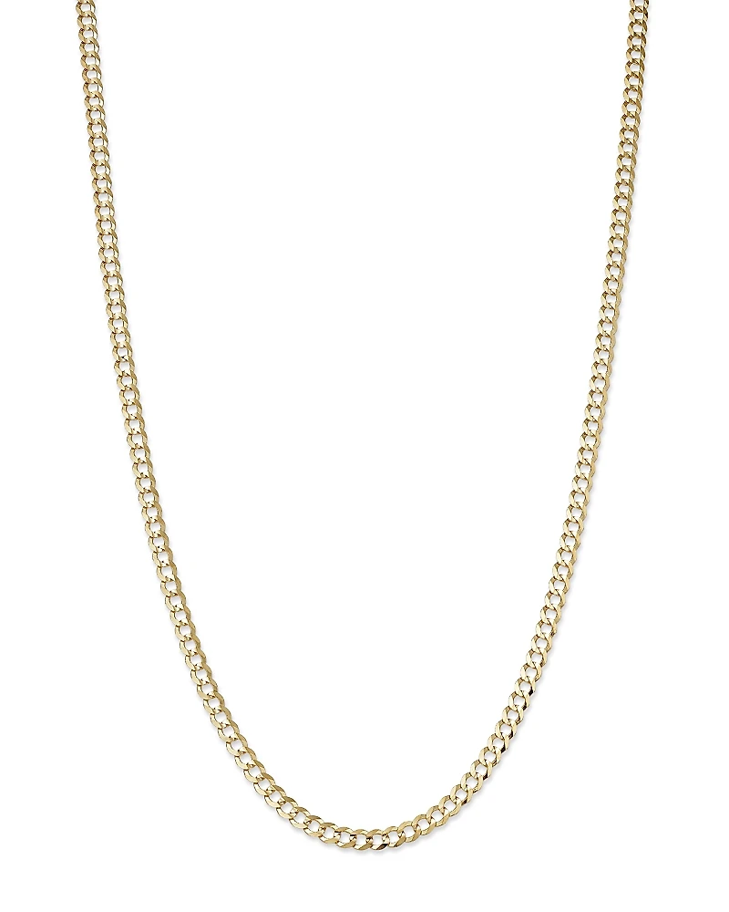 Bloomingdale's Fine Collection Men's Curb Link Chain Necklace