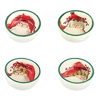 Vietri Old St. Nick Assorted Condiment Bowls, Set of 4