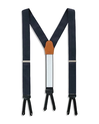 Trafalgar Banbury Black Paisley Formal Suspenders