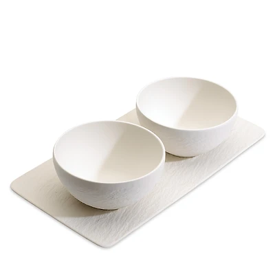 Villeroy & Boch Manufacture Rock 3 Piece Condiment Set