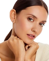 Diamond Ear Climbers 14K Gold, 0.50 tcw