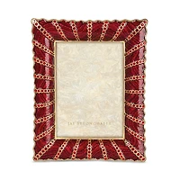 Jay Strongwater Blair Ruffled Edge Frame, 5 x 7