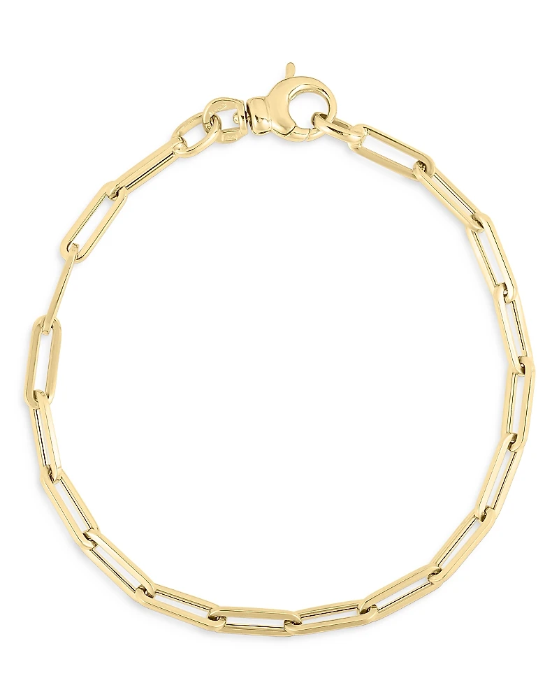 Roberto Coin 18K Yellow Gold Elongated Link Chain Bracelet