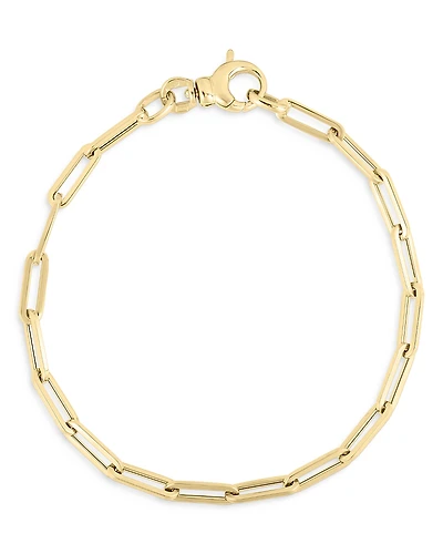 Roberto Coin 18K Yellow Gold Elongated Link Chain Bracelet