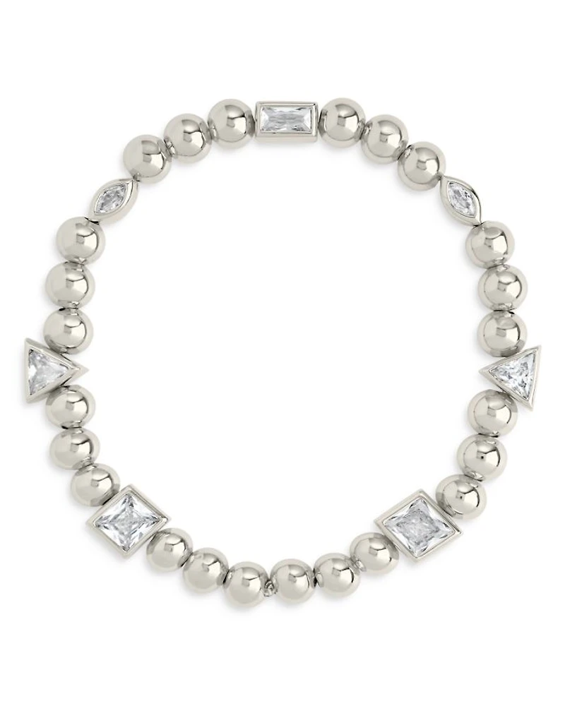Amaris Charm Beaded Stretch Bracelet