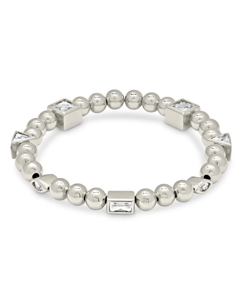 Amaris Charm Beaded Stretch Bracelet
