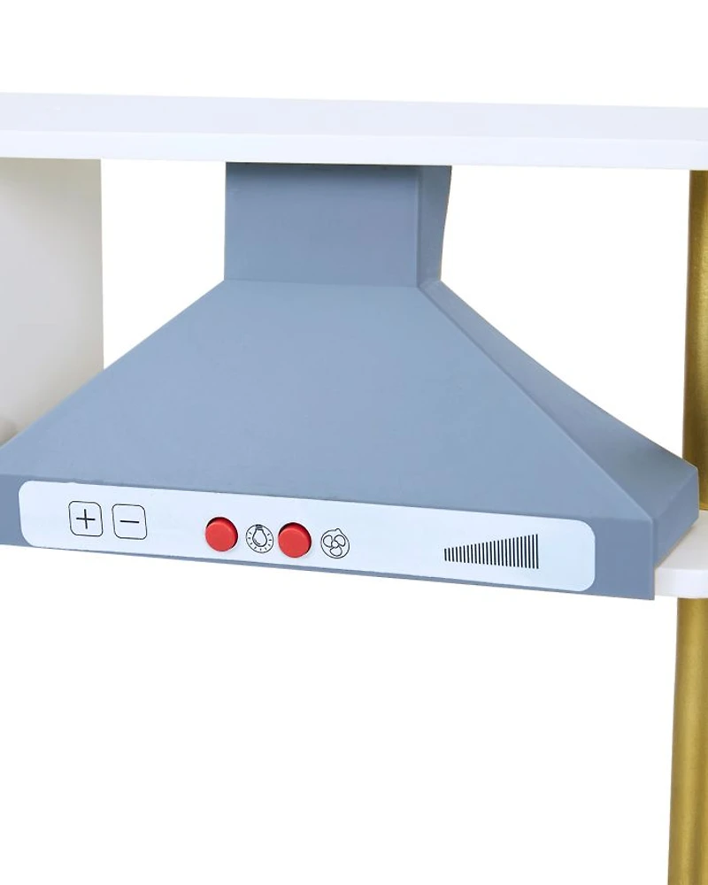 Kids Little Chef Munich Retro Play Kitchen White - Ages 3-7